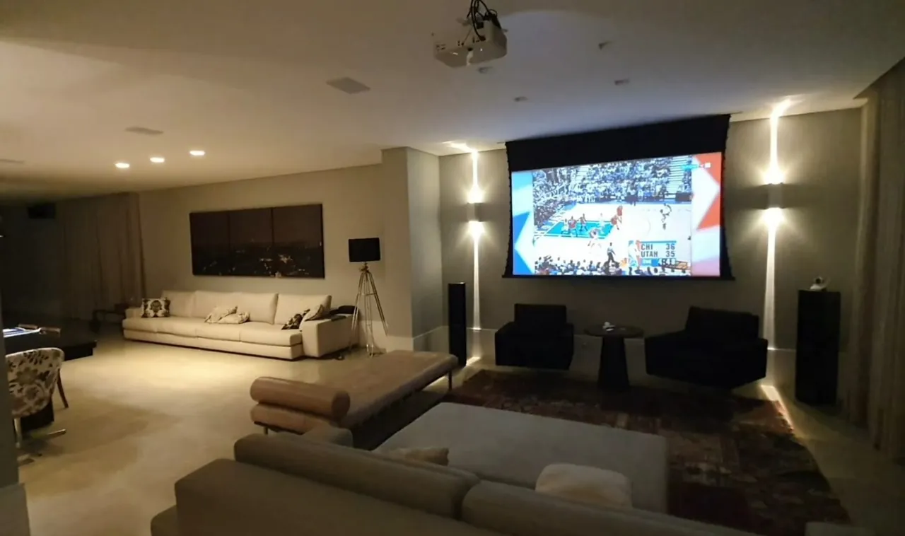 Projeto Home theater em condomínio, em São José do Rio Preto — SP